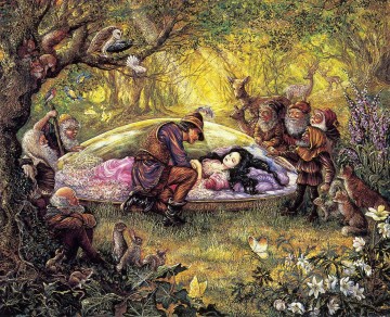 JW snow white Fantasy Oil Paintings